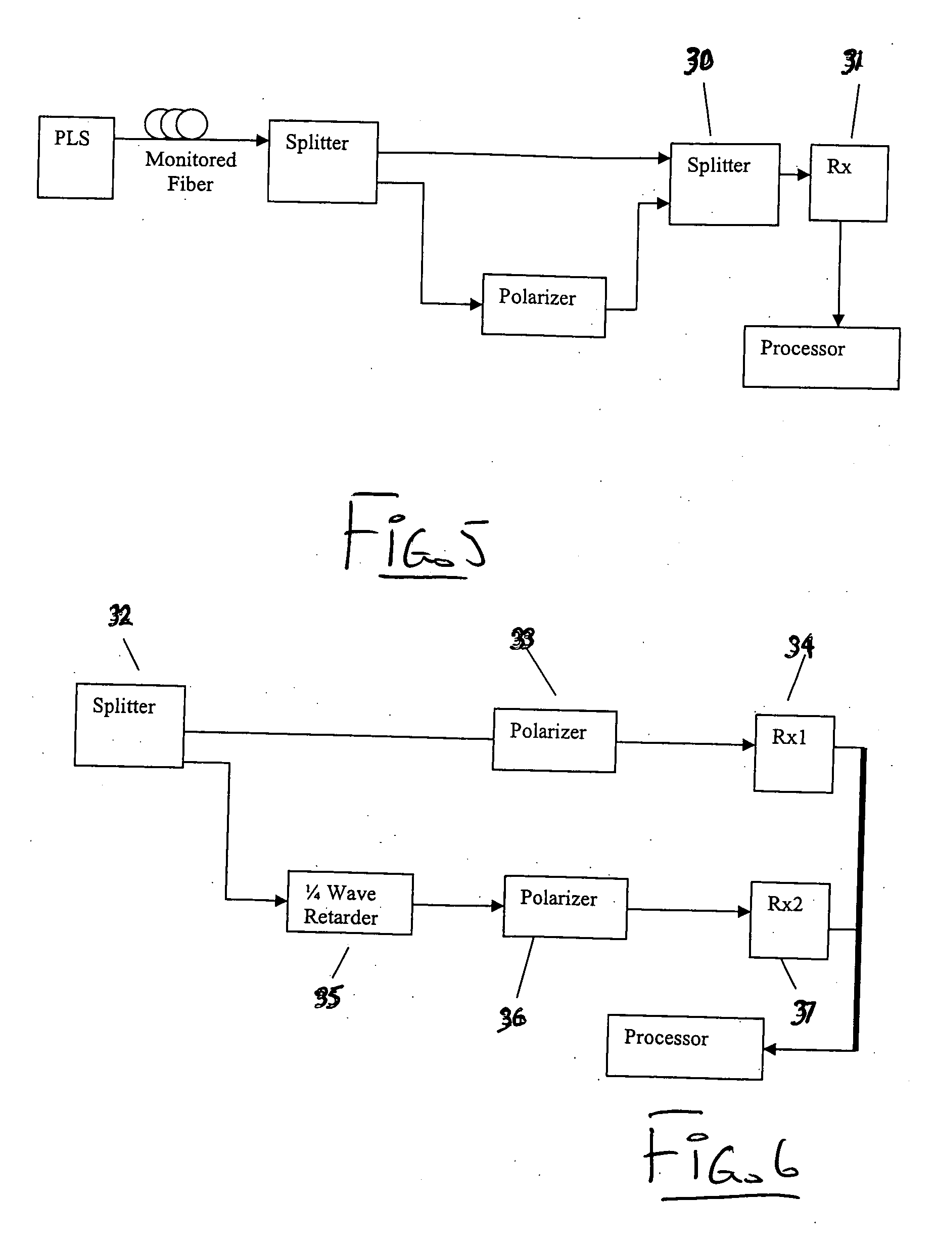 Intrusion detection system for use on single mode optical fiber using a storage register for data