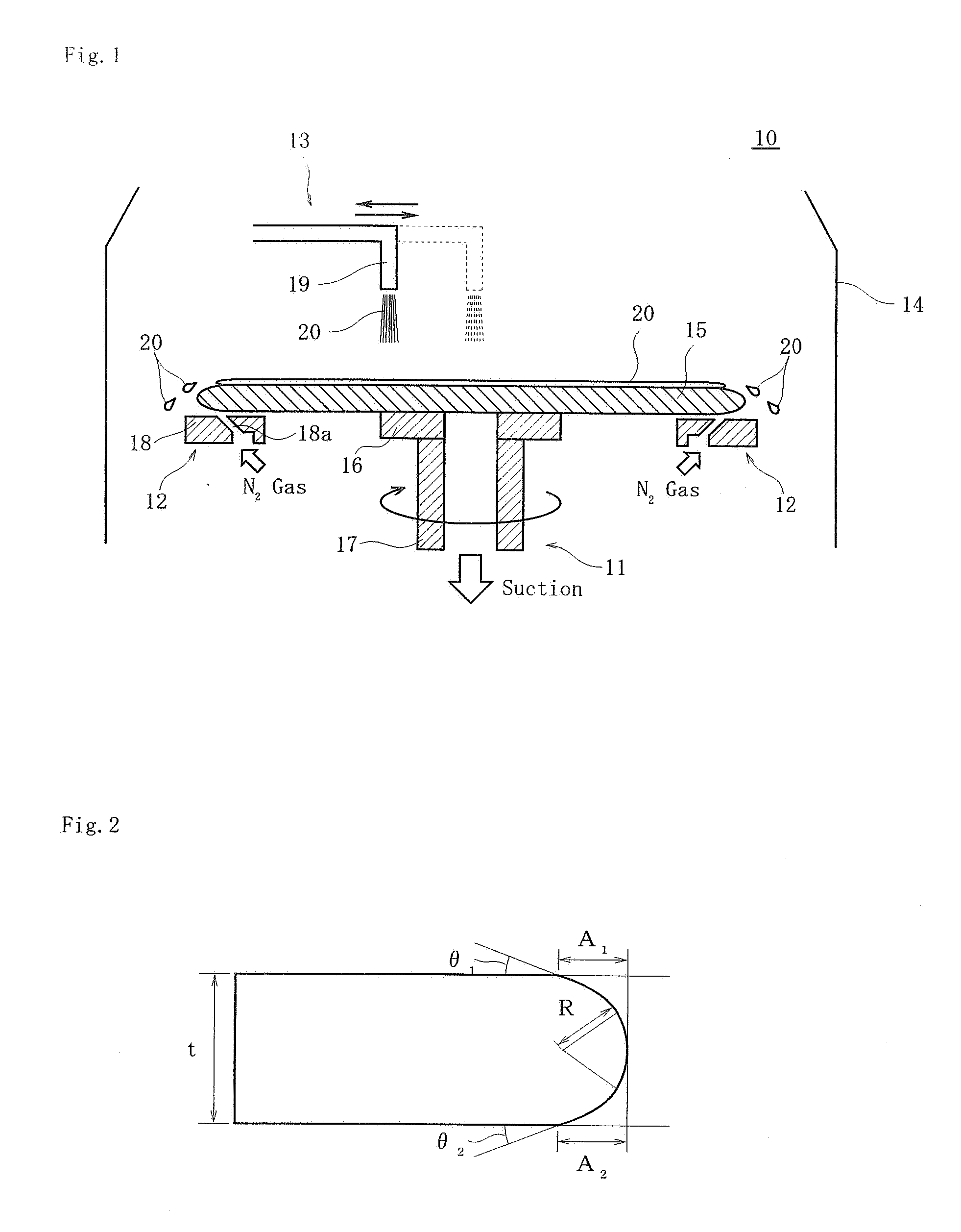 Etching method of single wafer