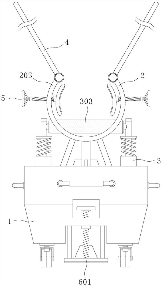 Underground pipeline installation centering device for hydraulic engineering construction