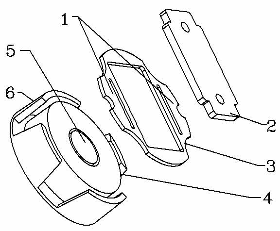 Vibration conduction sheet device of bone conduction loudspeaker