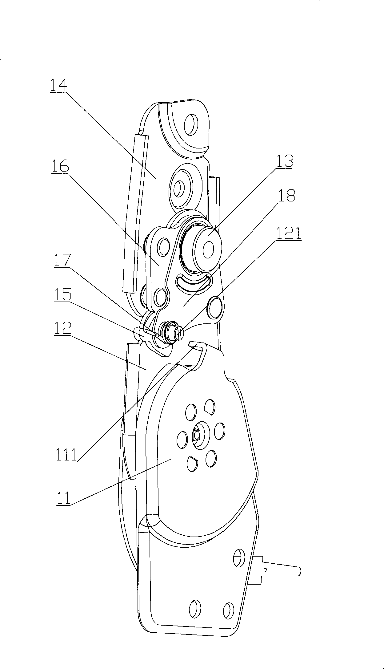 Folding and self-locking apparatus of chair backrest