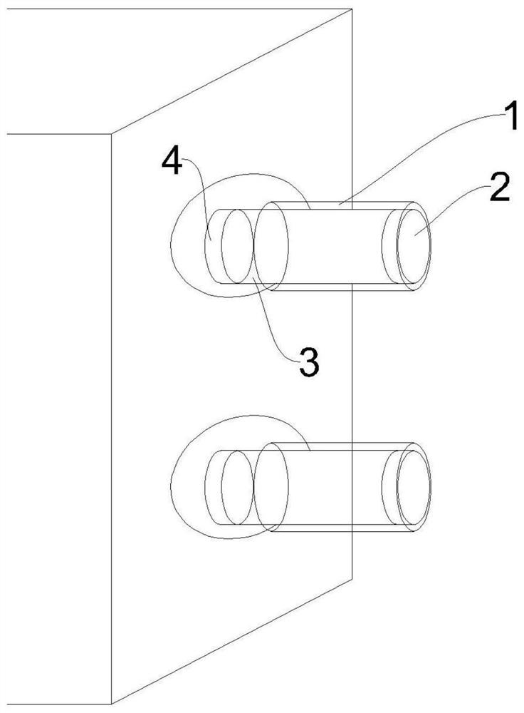 Skewed prefabricated T-beam prestress tension construction method and auxiliary device