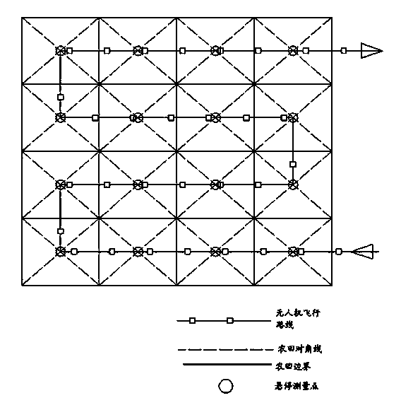 Method for monitoring growth of farmland crops based on drone