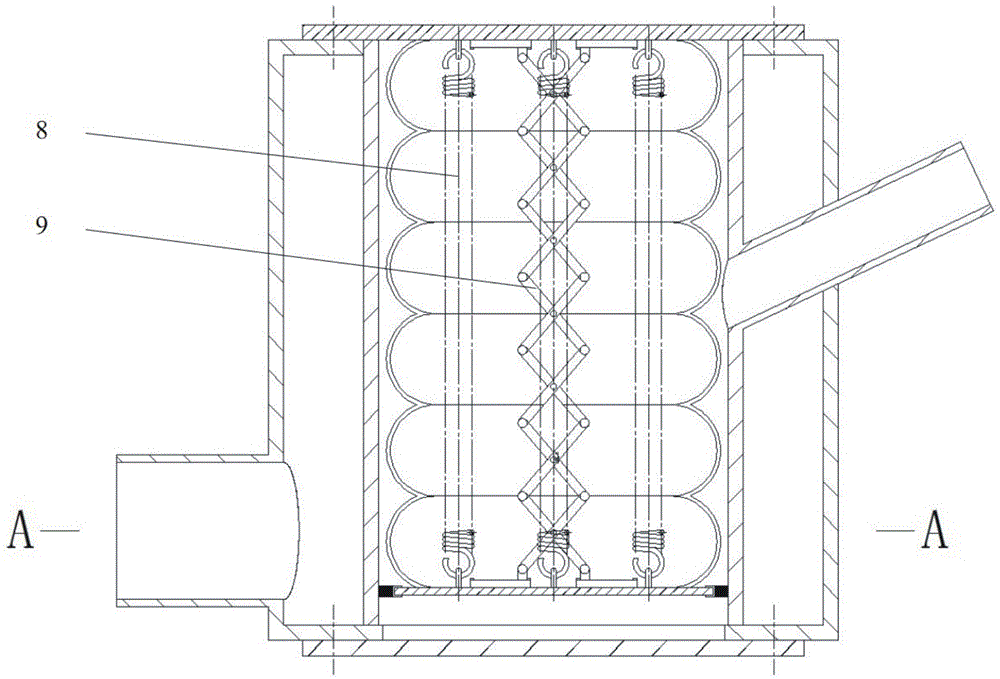 Device for separating domestic sewage