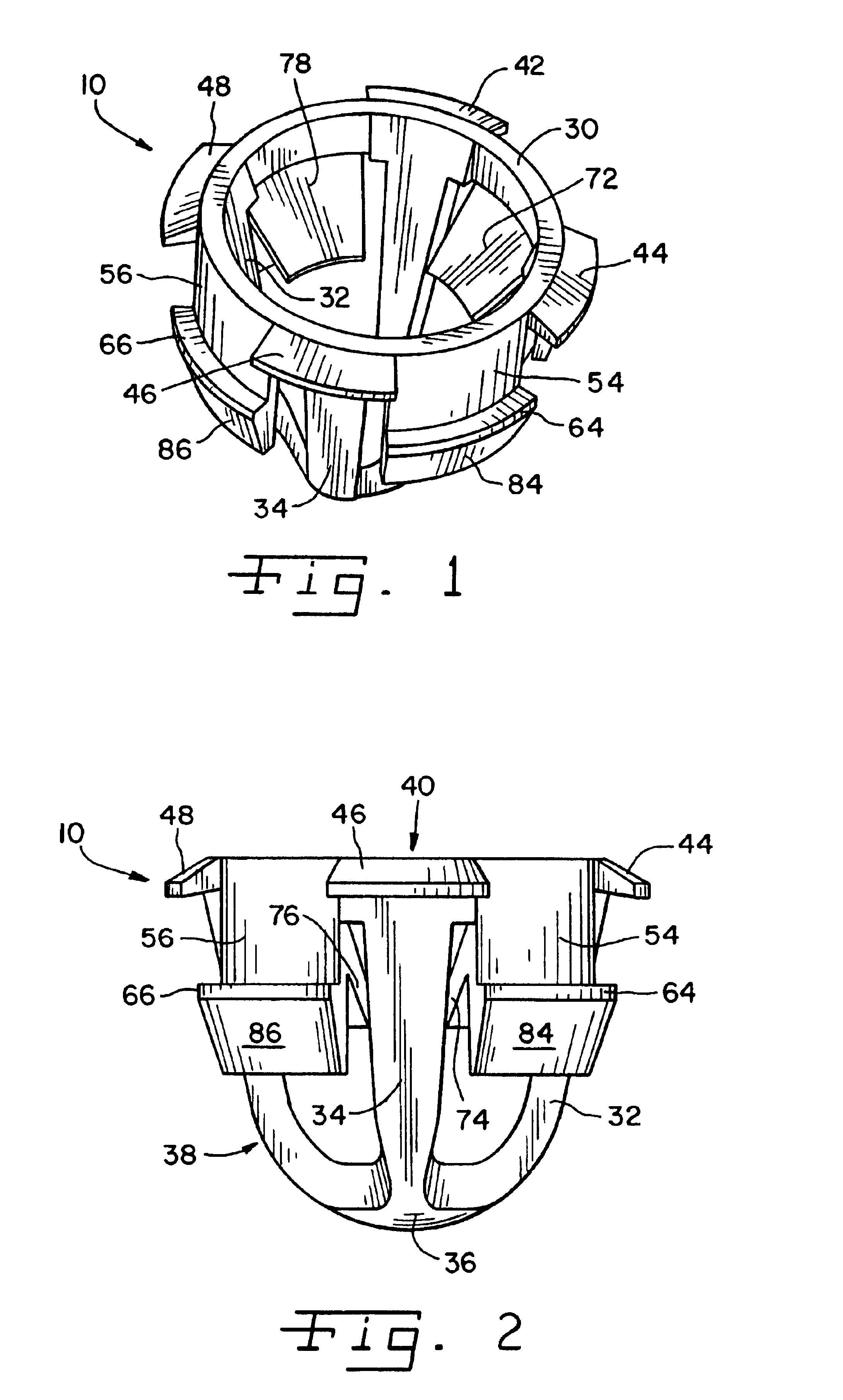 Push-in ball socket