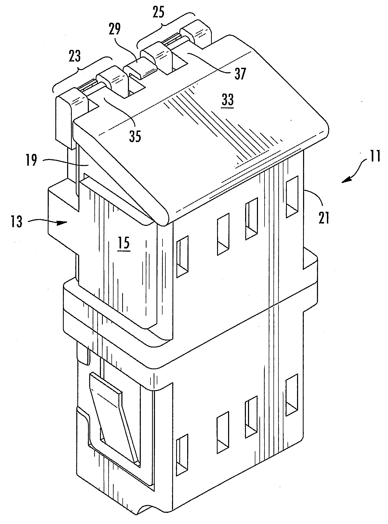 Shuttered adapter