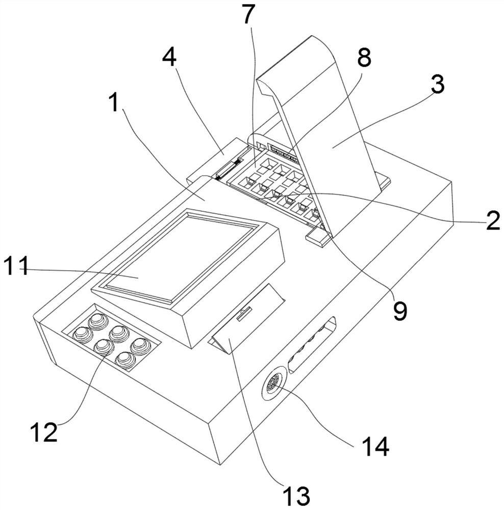 Automatic sample loading mechanism based on intelligent heavy metal rapid quantitative detection and device thereof