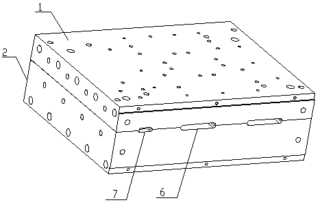 Female die of precoated sand die of uncoupling lever bracket