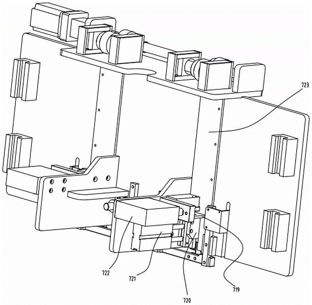 Motor stator slot-sealing mechanism and motor stator slot-sealing machine