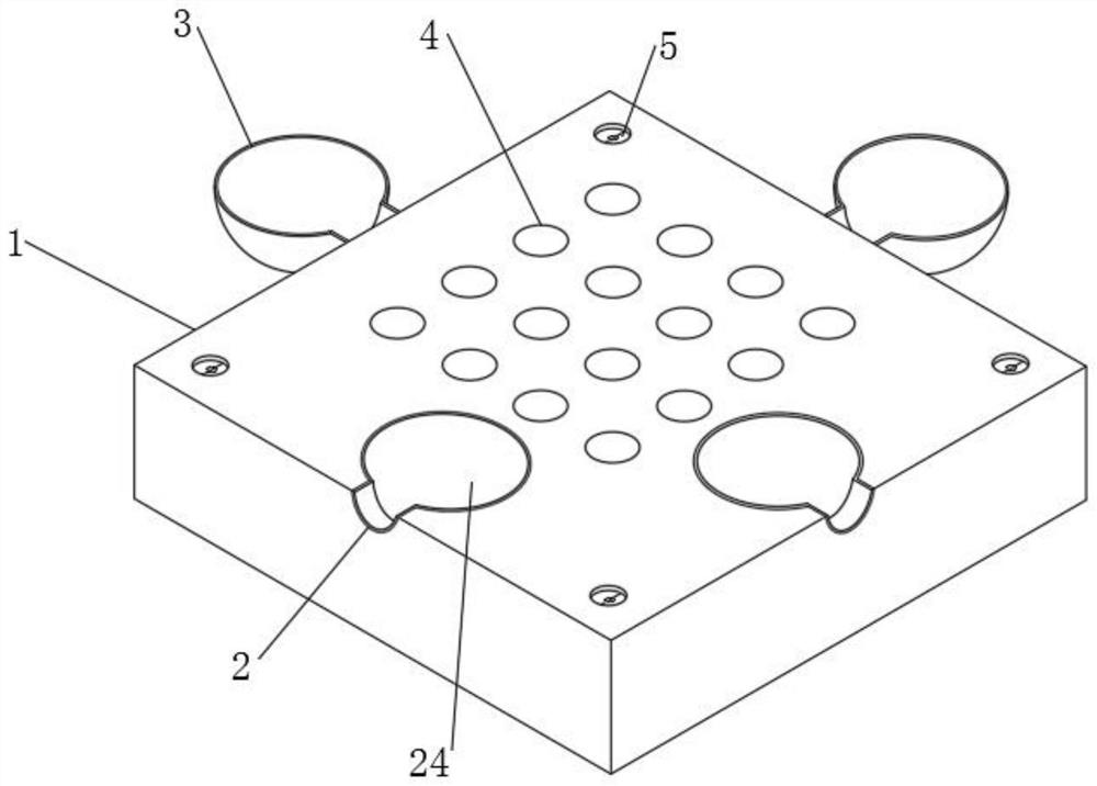 Hemispherical interlocking wave-dissipating anti-scouring armor block body