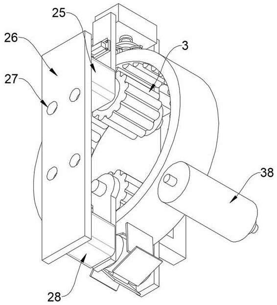 High-temperature-resistant precise grinding abrasive cloth circulating type glue scraping device