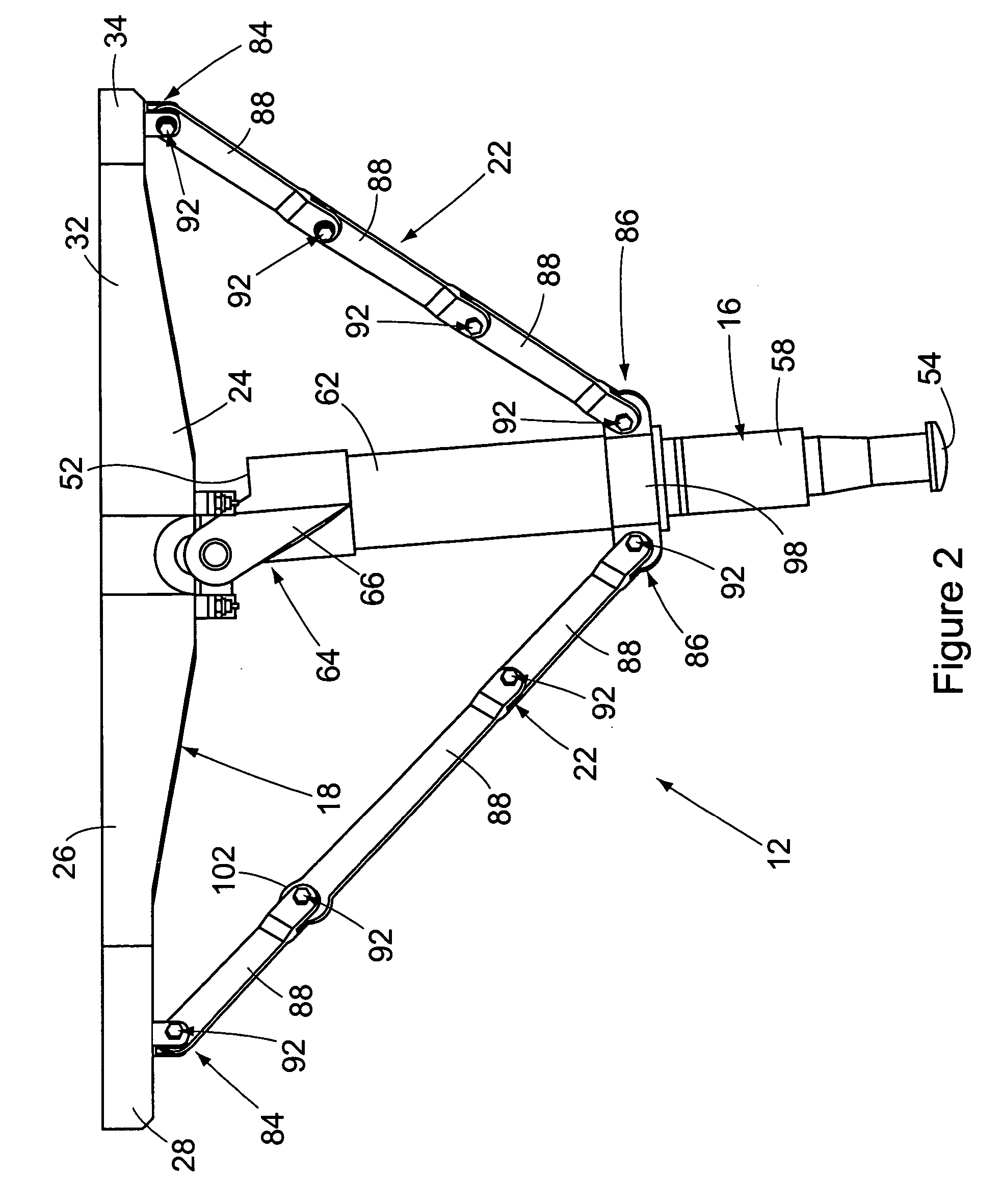 Landing assist apparatus interface bulkhead and method of installation