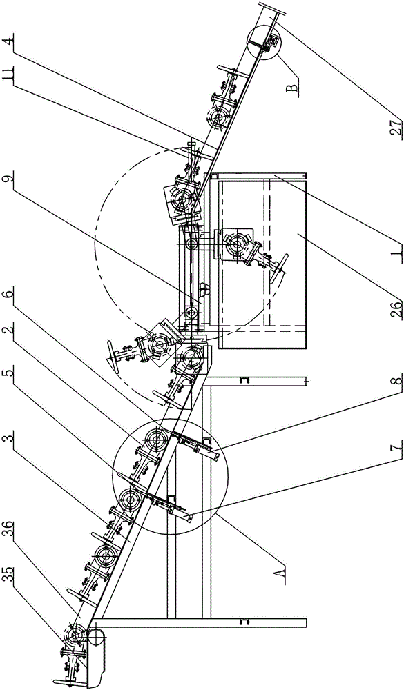 Valve automatic detection equipment