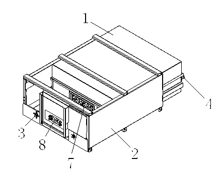 Connection method and structure for inner battery box and outer battery box