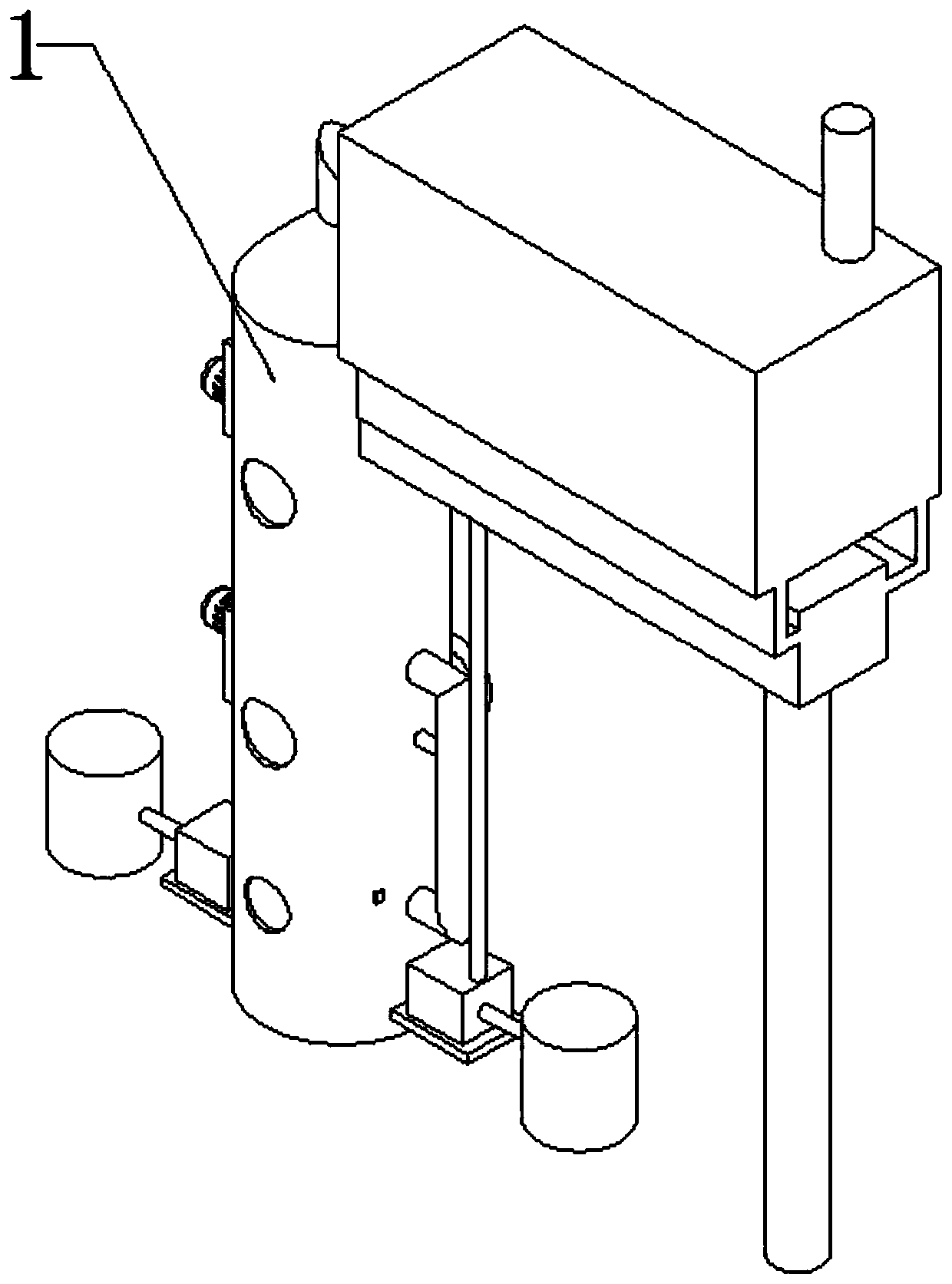 High-efficiency energy-saving vertical PP acid-base waste gas washing tower