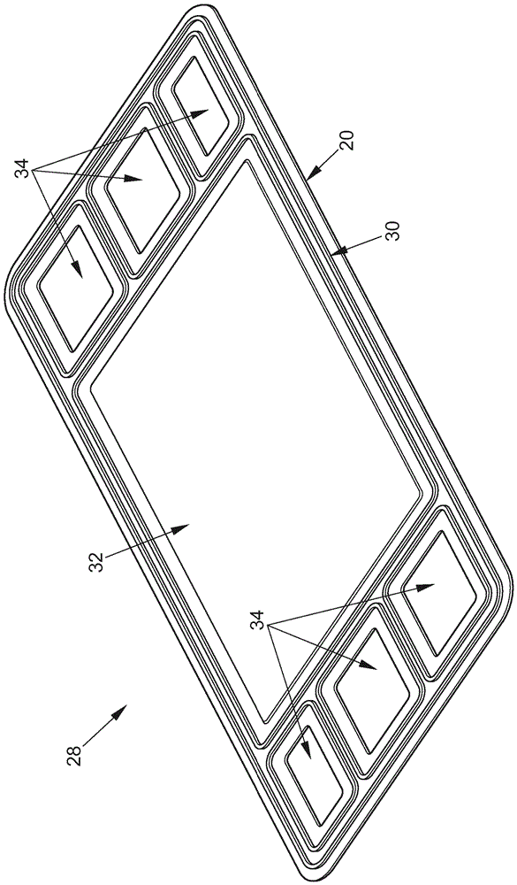 Membrane electrode device and fuel cell with such a membrane electrode device