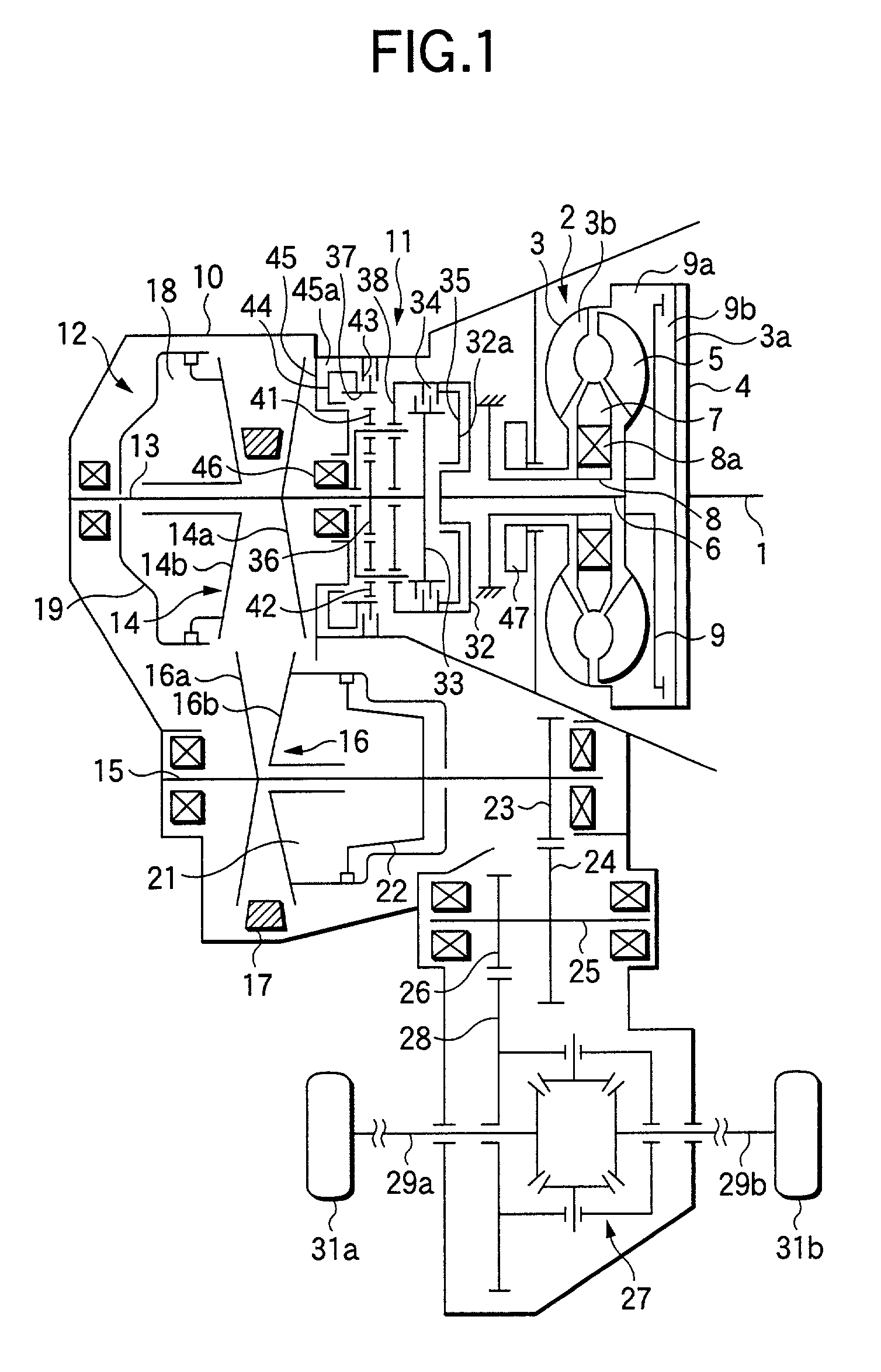 Working oil filter device for continuously variable transmission