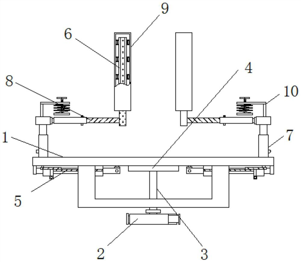 Tire centering device and method