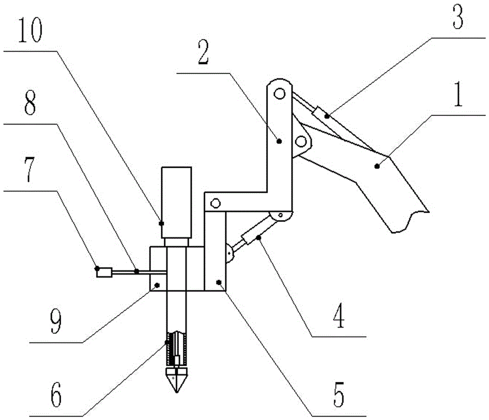 Building engineering geological pile driving machine