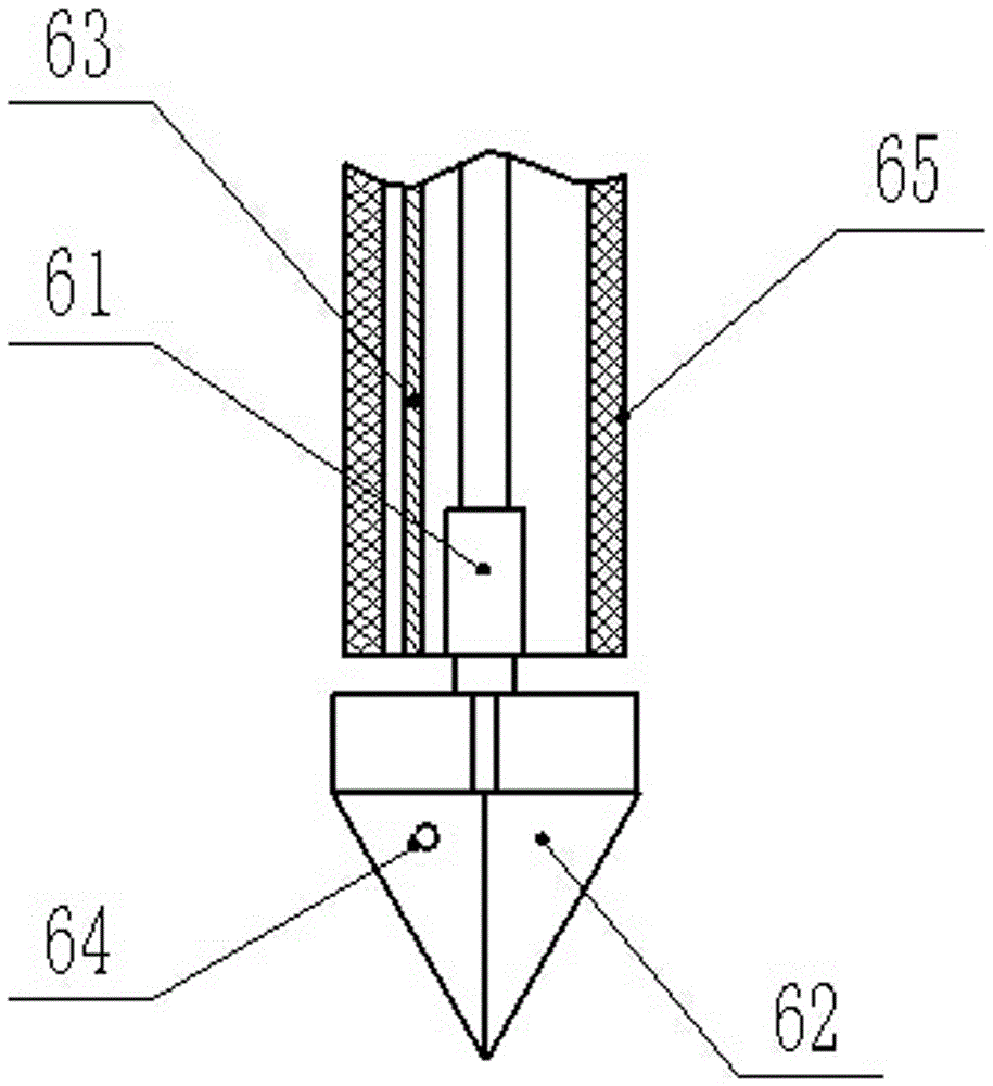 Building engineering geological pile driving machine