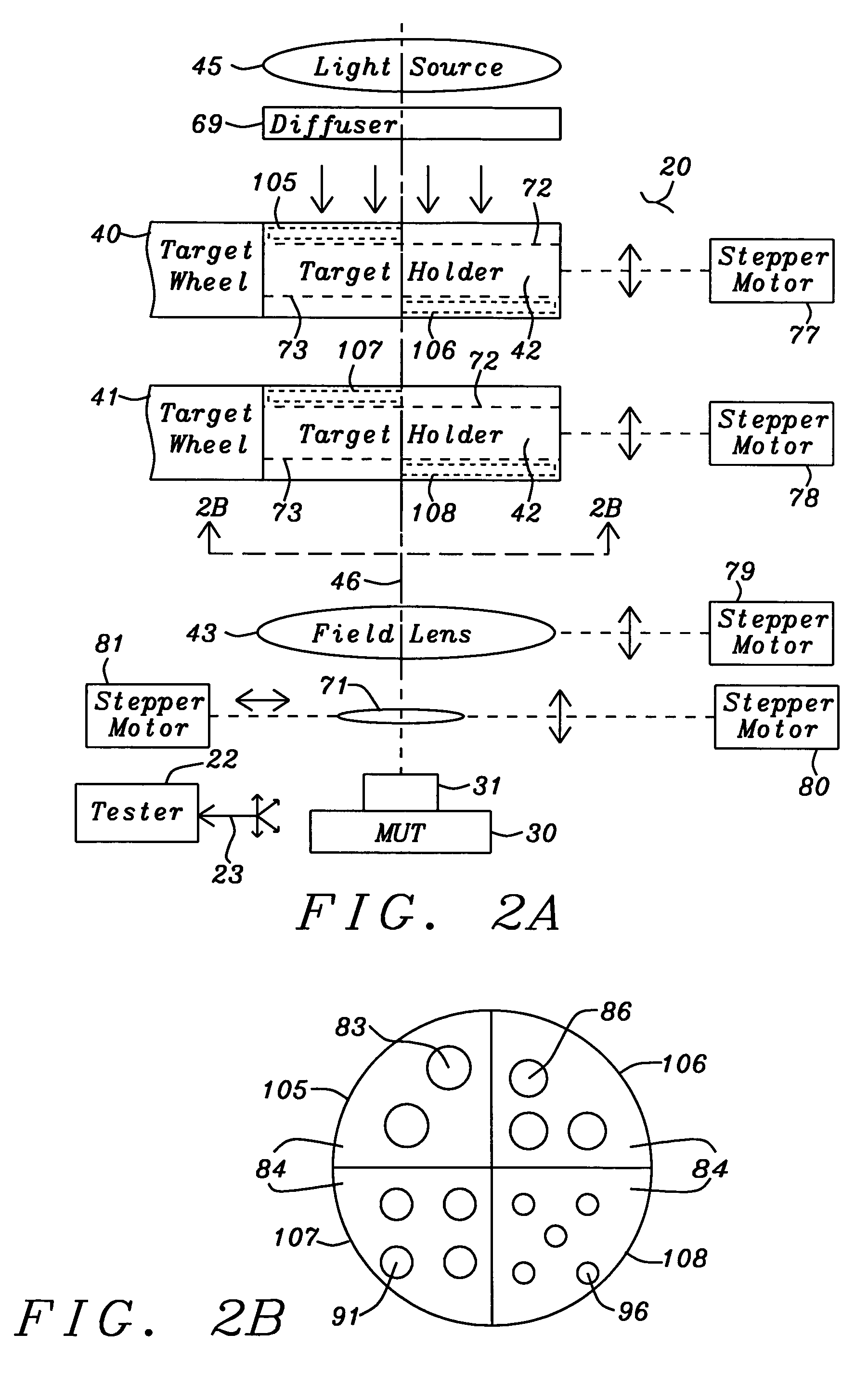 Testing of miniaturized digital camera modules with electrical and/or optical zoom functions