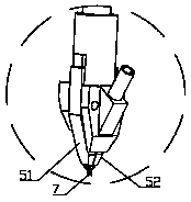 A deep hole screw locking machine and its application method