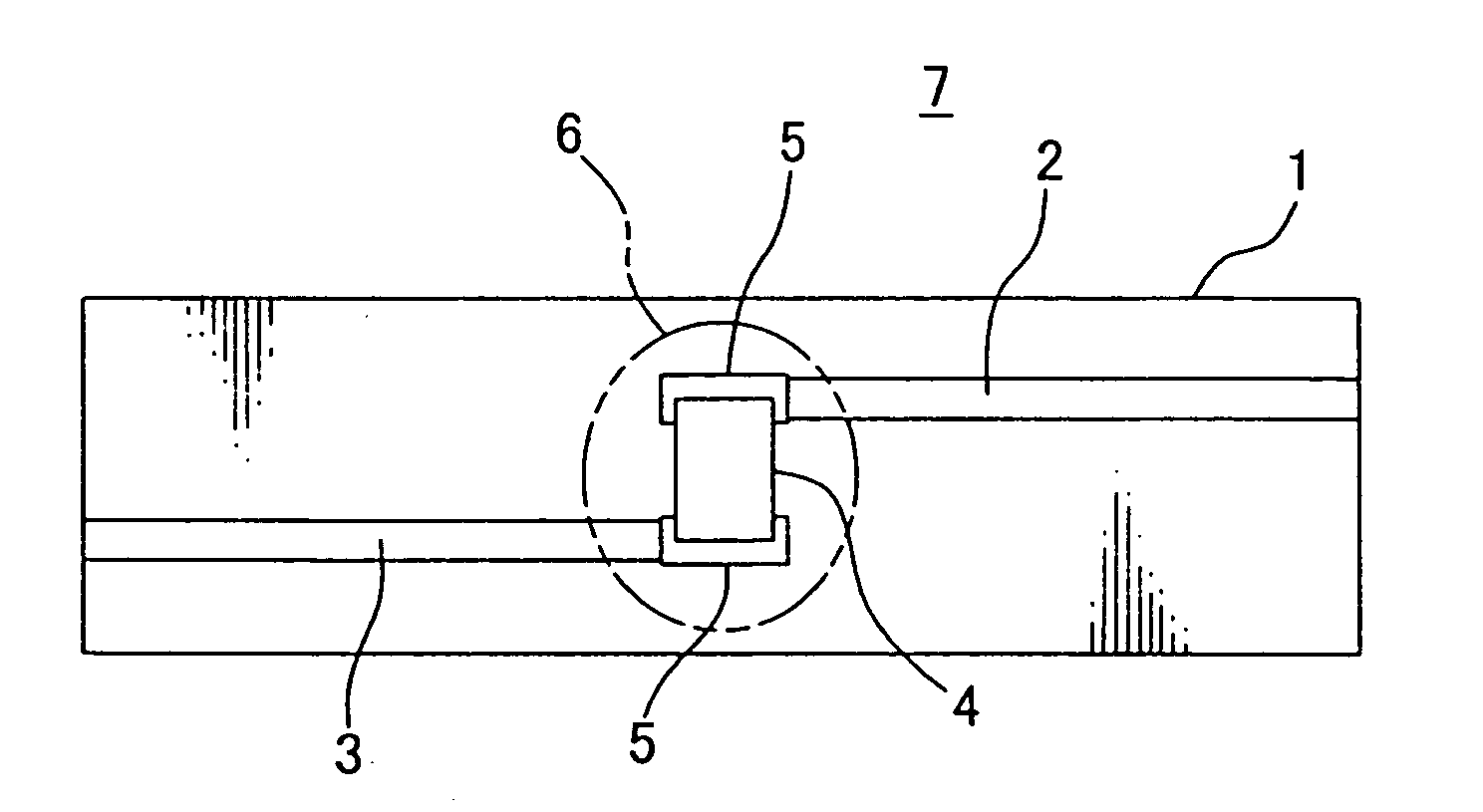 Thermal sensing structure and insulating structure of thermal sensing circuit