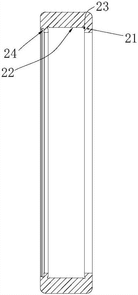 Combination bearing for disc-shaped elevator tractor