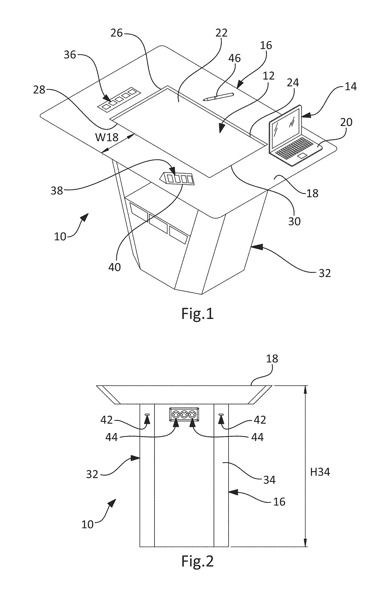 Device and method for visual sharing of data