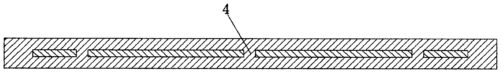 Capacitive type operation electrode circuit pad