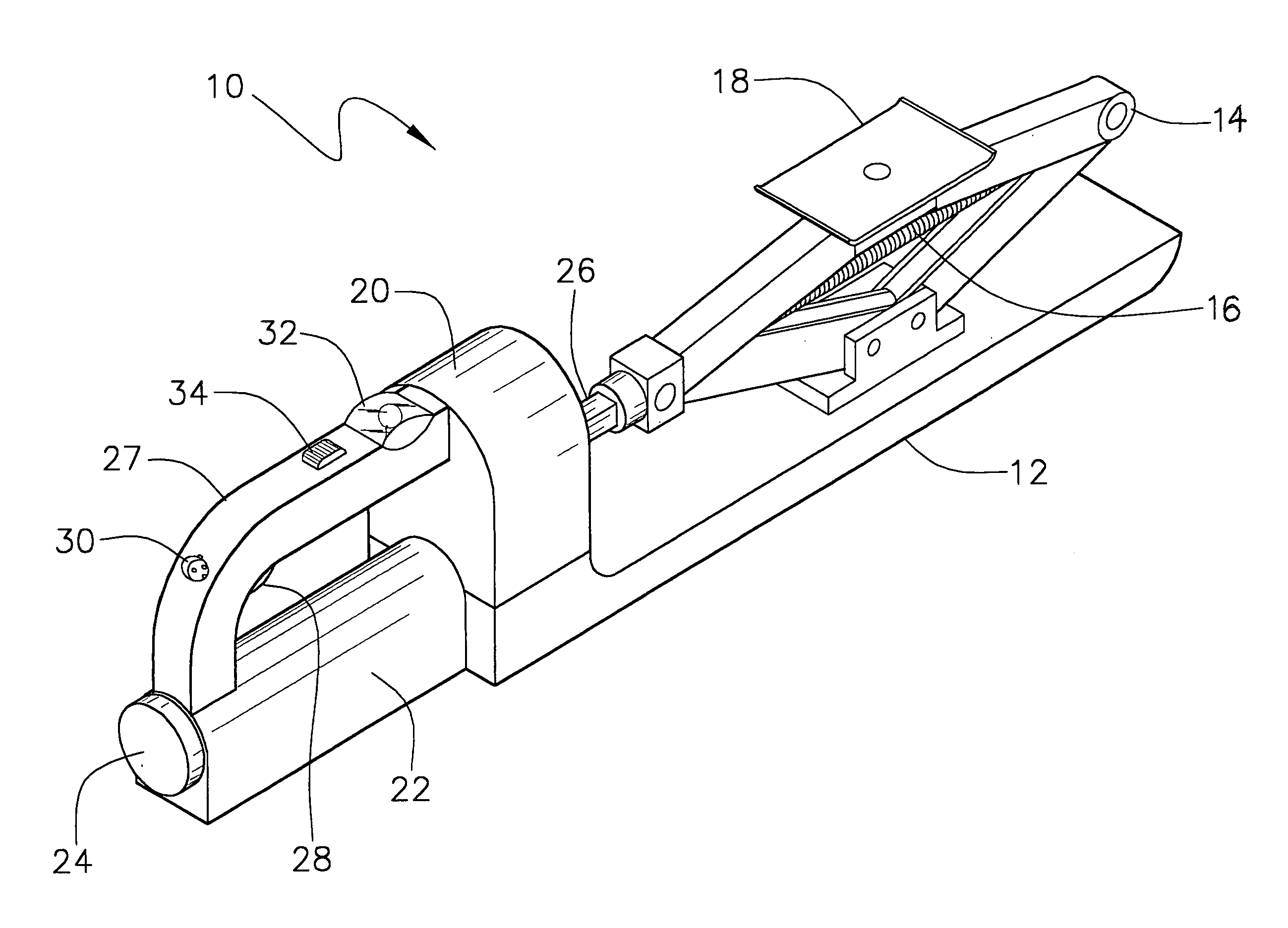 Portable power jack device