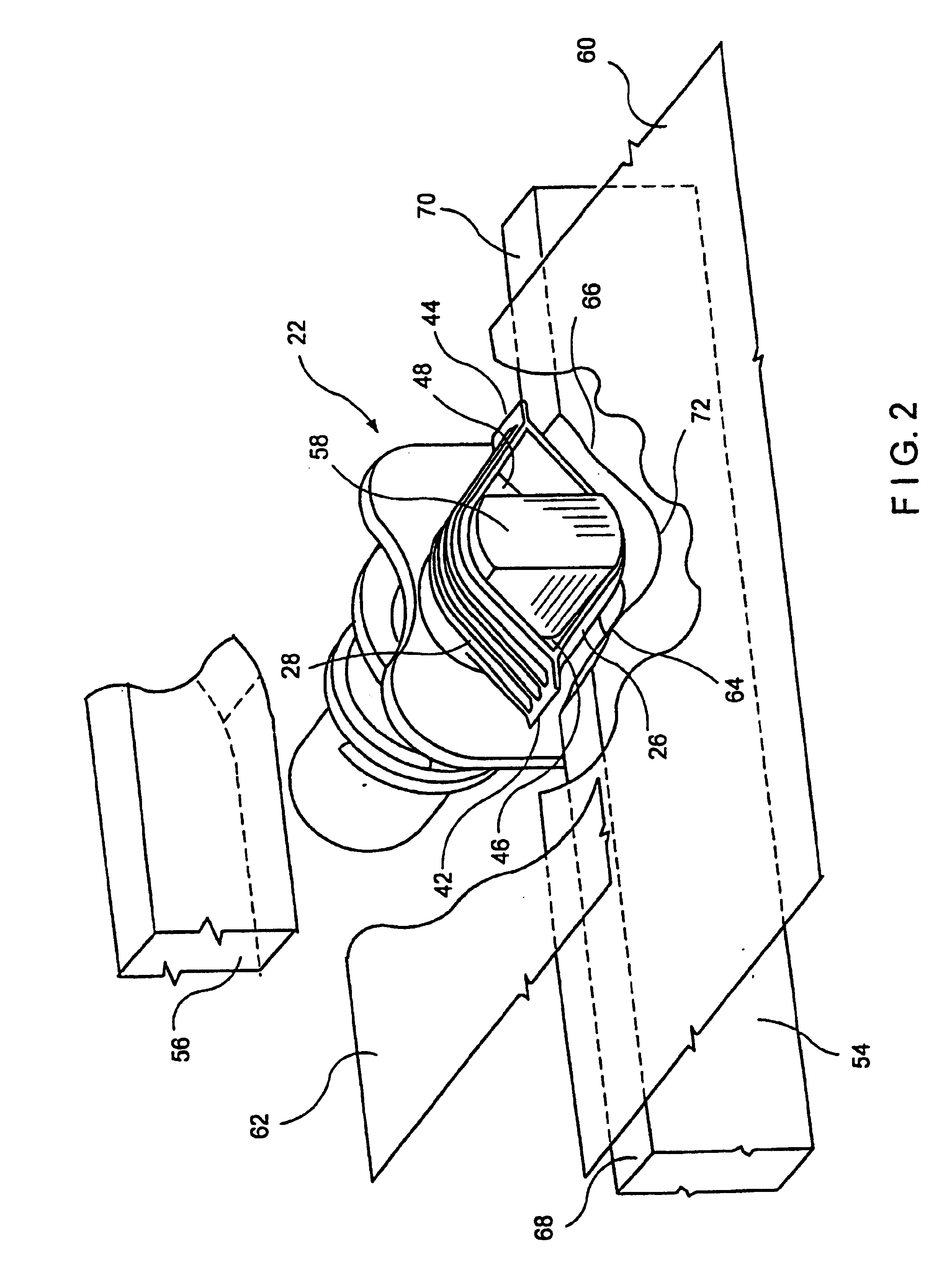 Flexible pouch fitment structure