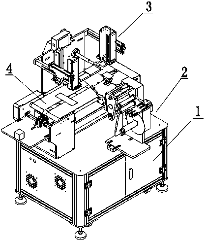 Dual-row and dual-column labeling machine