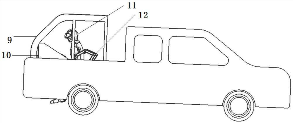 A robot multi-camera real-time fusion system and method