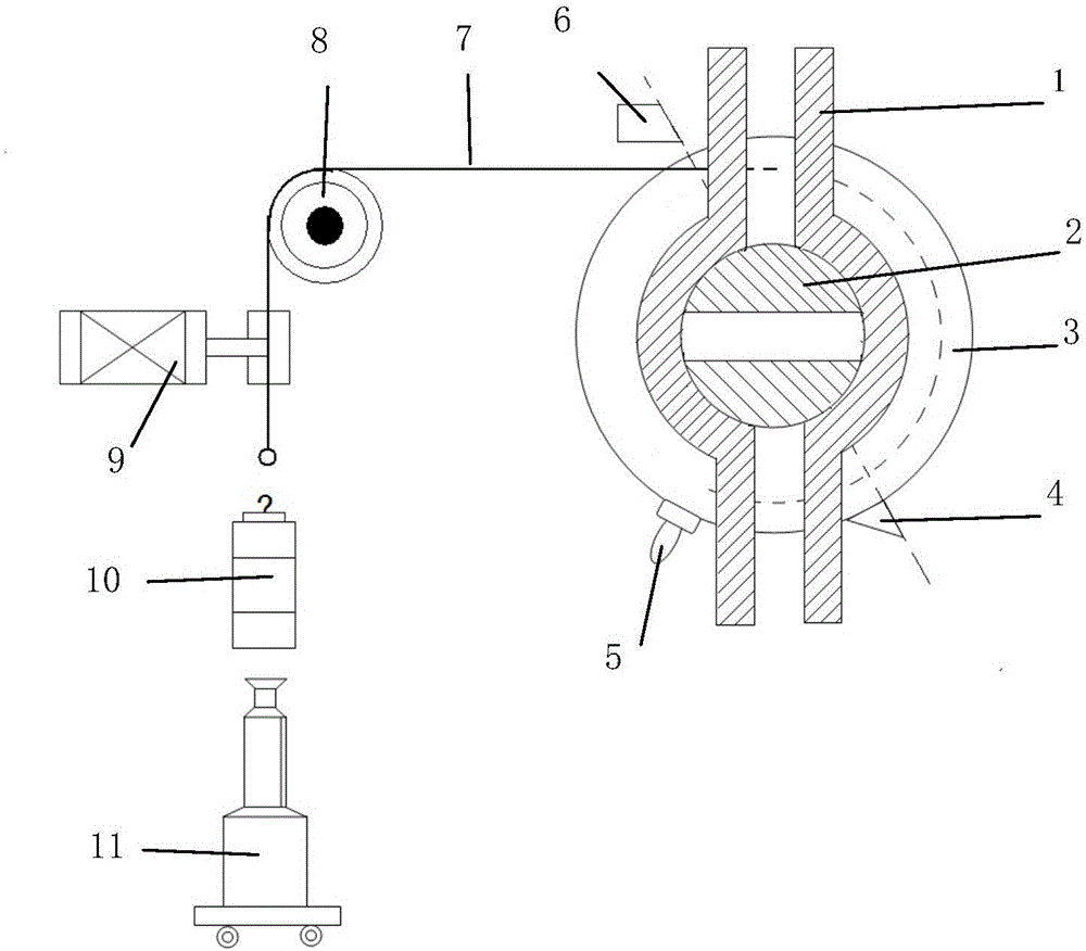 Gravity action-type ball valve instantaneous opening and closing control device