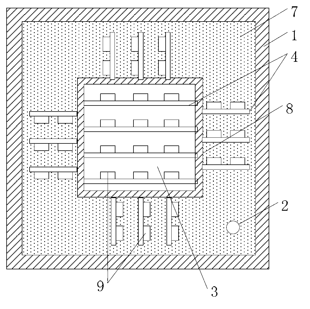 Cooling device used in respirator