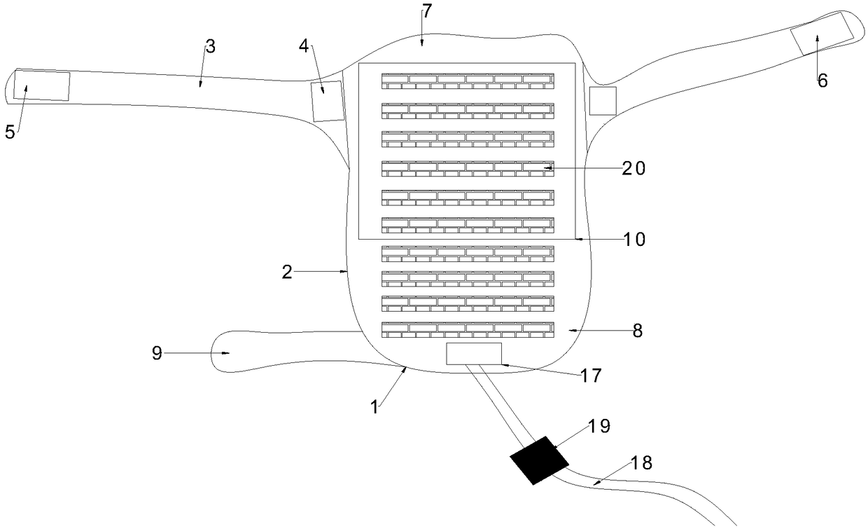 Healthcare type shoulder protection belt