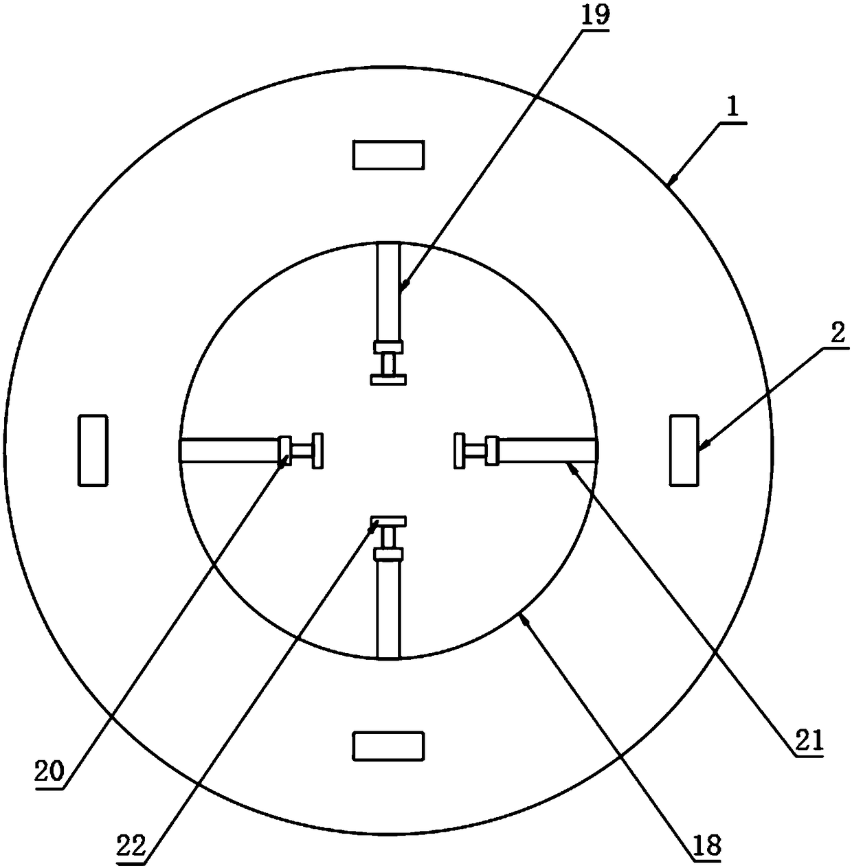 Special carving device for full-automatic ceramic surface machining