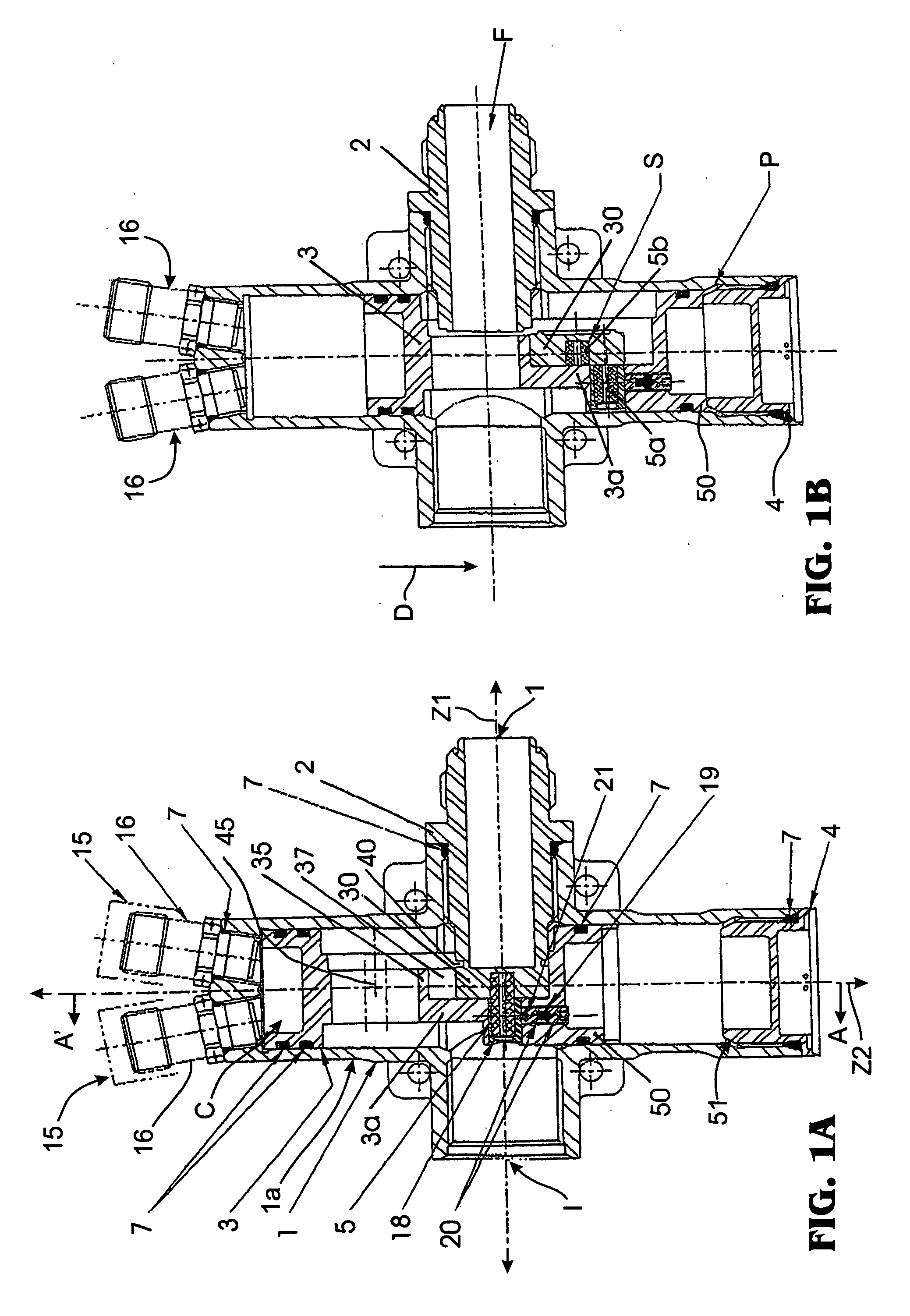 Piston-activated valve and methods and apparatus for restraining free play in a device