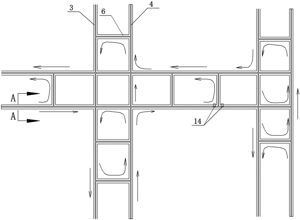 Guide rail type street walking aid system