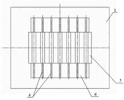 Welding method for support rack of nuclear reactor evaporator