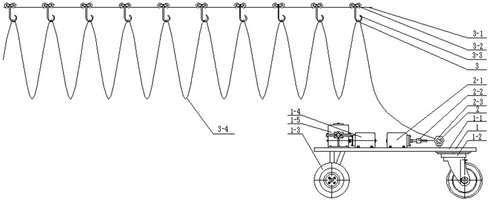 Self-propelled sprinkler irrigation machine and sprinkler irrigation method for greenhouse