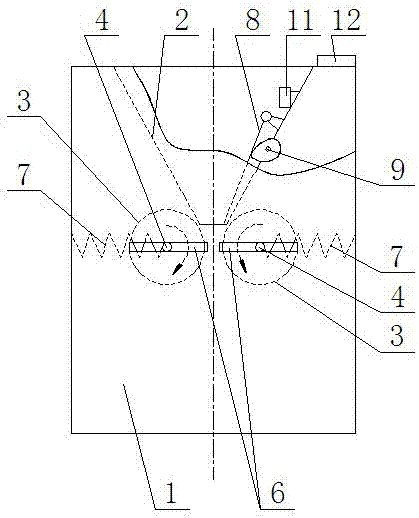 Automatic coin feeding device for buses