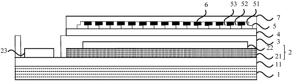 Top-emitting full-color organic light-emitting display device and preparation method thereof