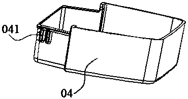 A refrigerator door shelf installation structure and refrigerator