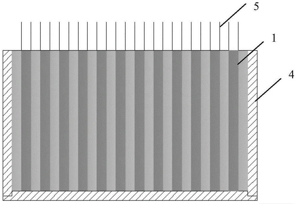 Preparation and sampling method for rock-like samples for analog simulation of composite rock formation