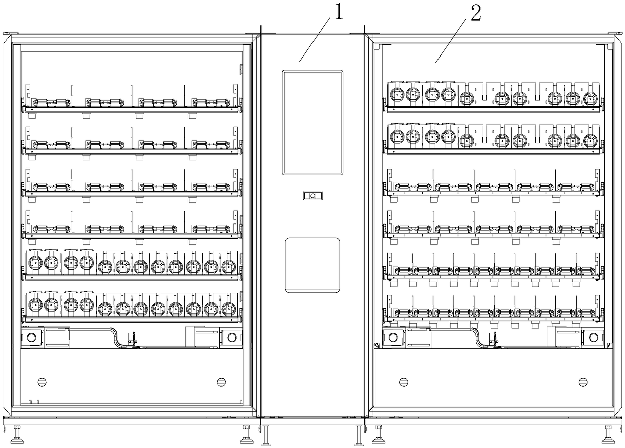 Comprehensive vending machine and working mode thereof