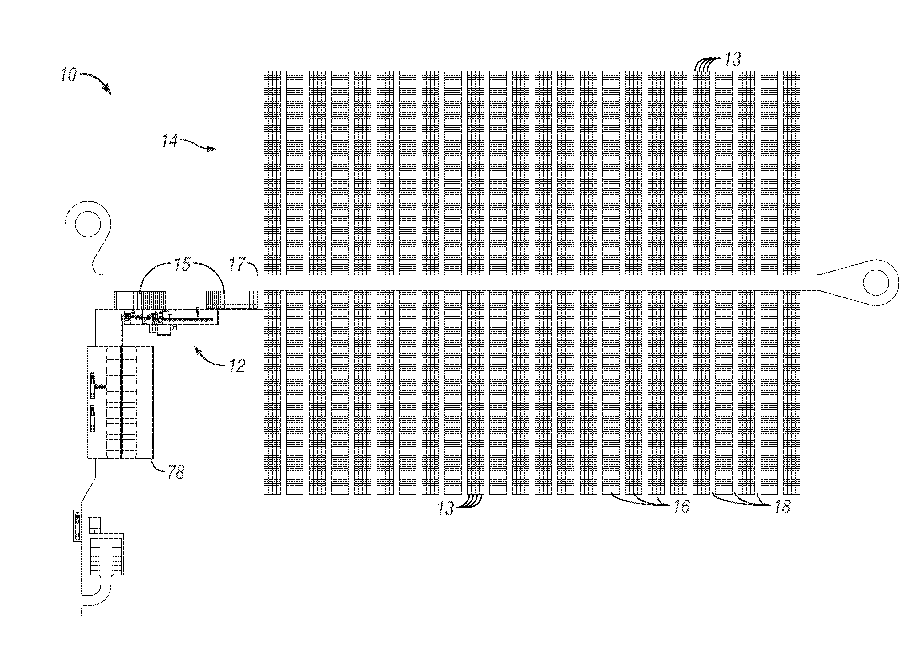 Automated process for handling bales for pellet production