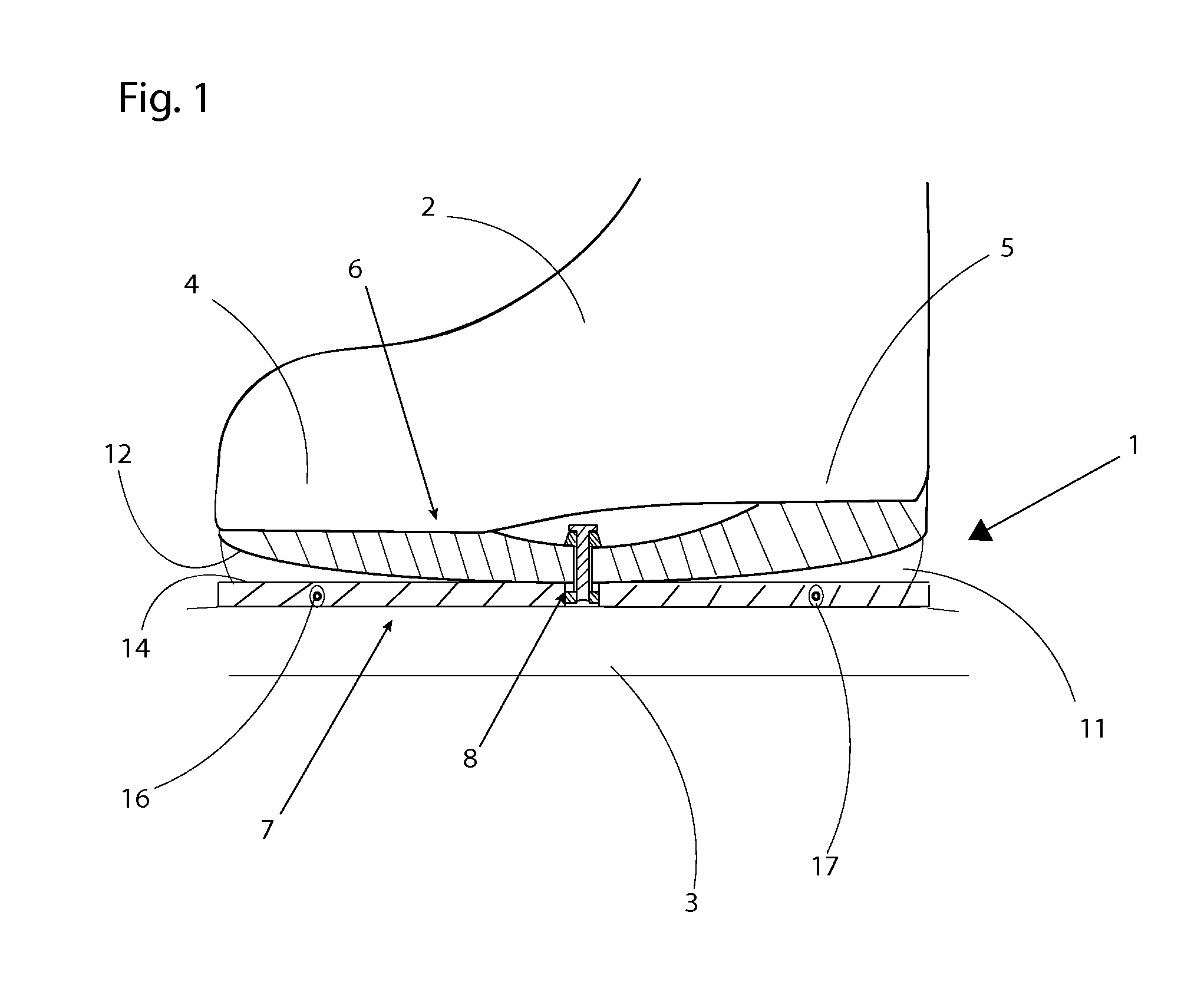 Ski or skate binding