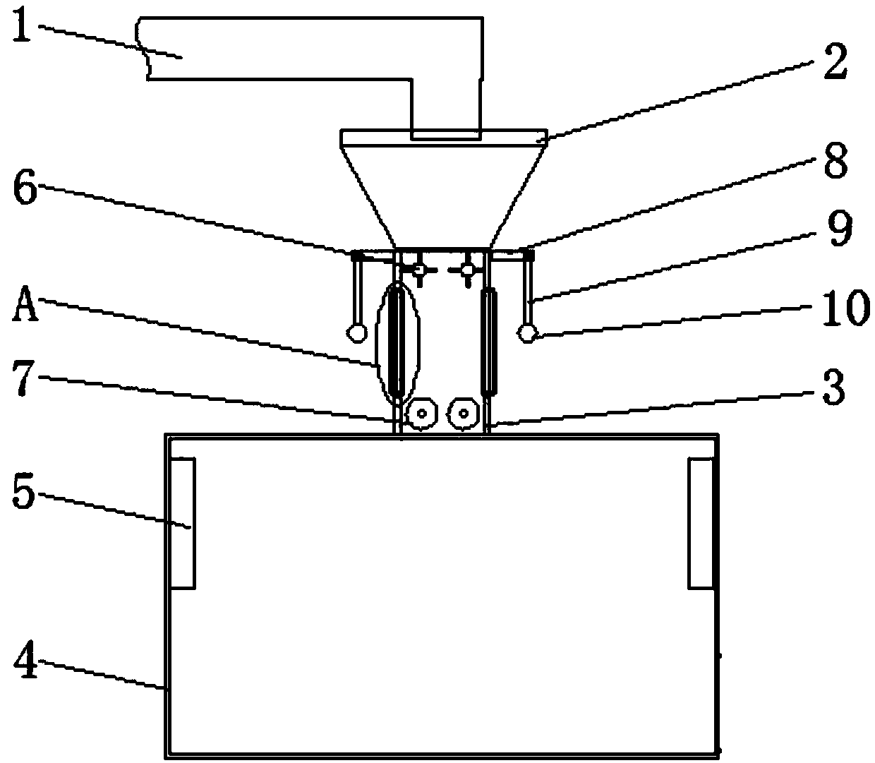 Printing and dyeing mill sludge treatment equipment with mud scraper